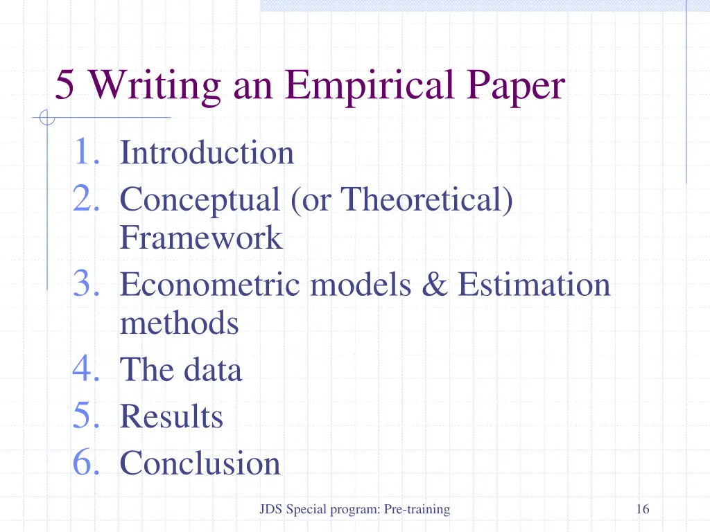 5 writing an empirical paper