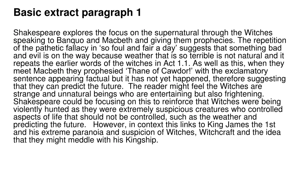 basic extract paragraph 1