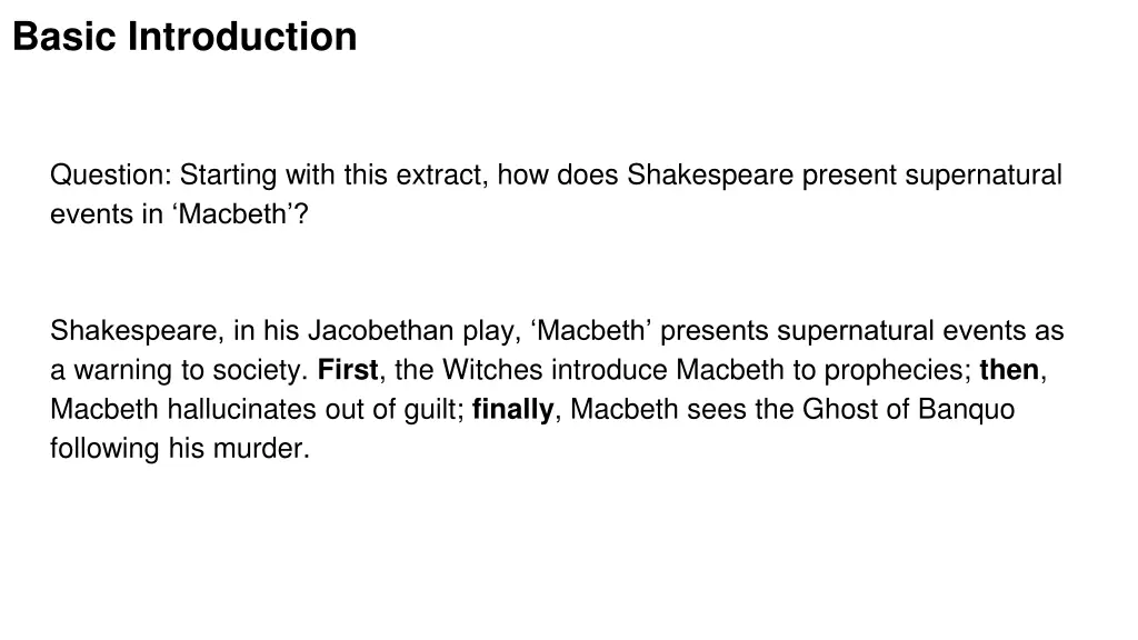 basic introduction