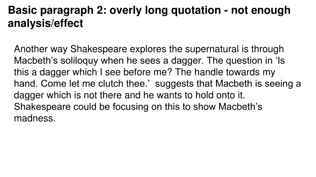 basic paragraph 2 overly long quotation