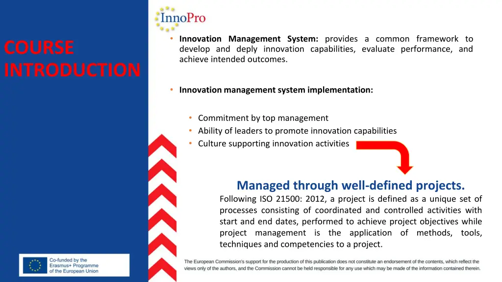 innovation management system provides a common