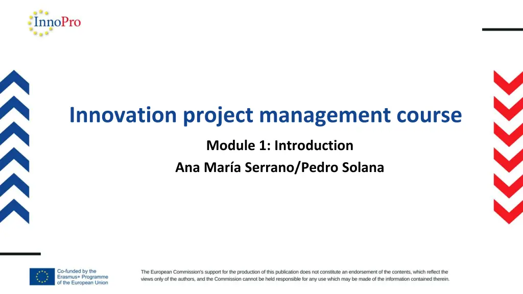 innovation project management course
