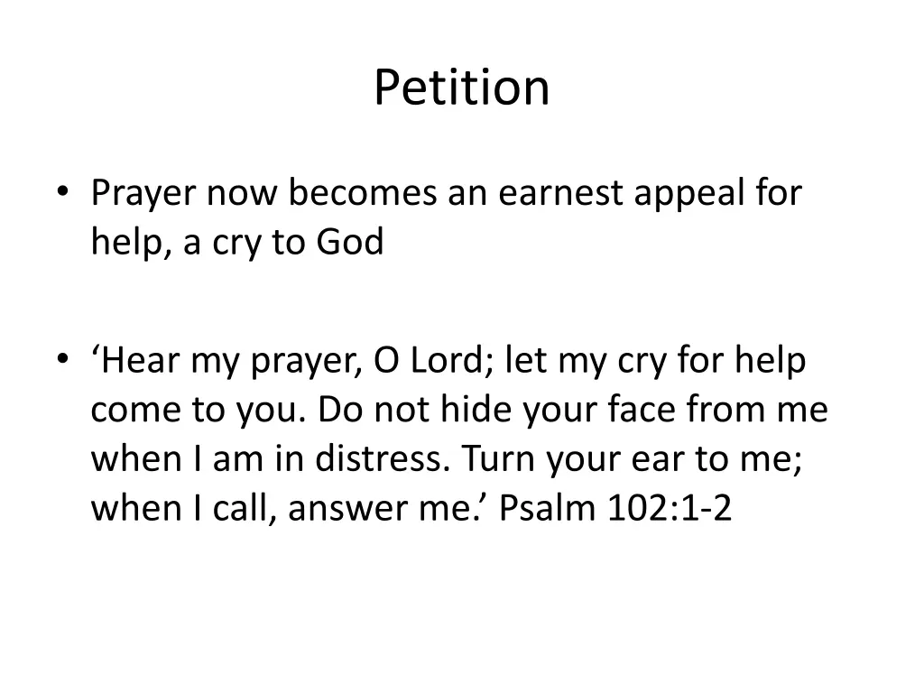petition