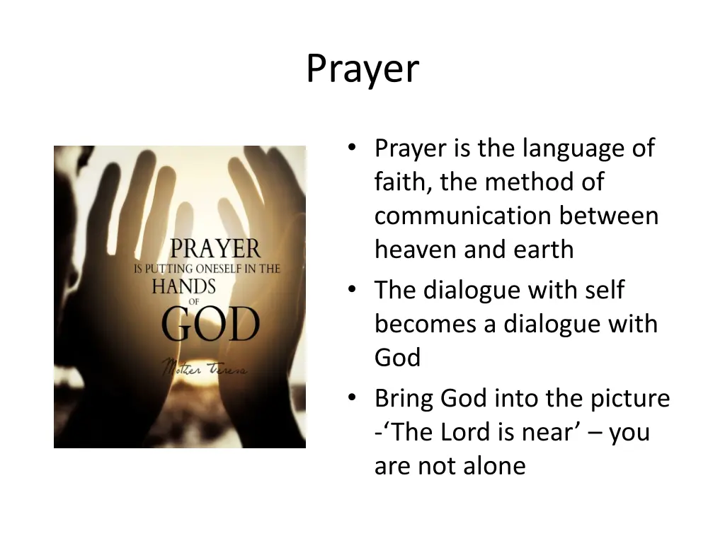 prayer