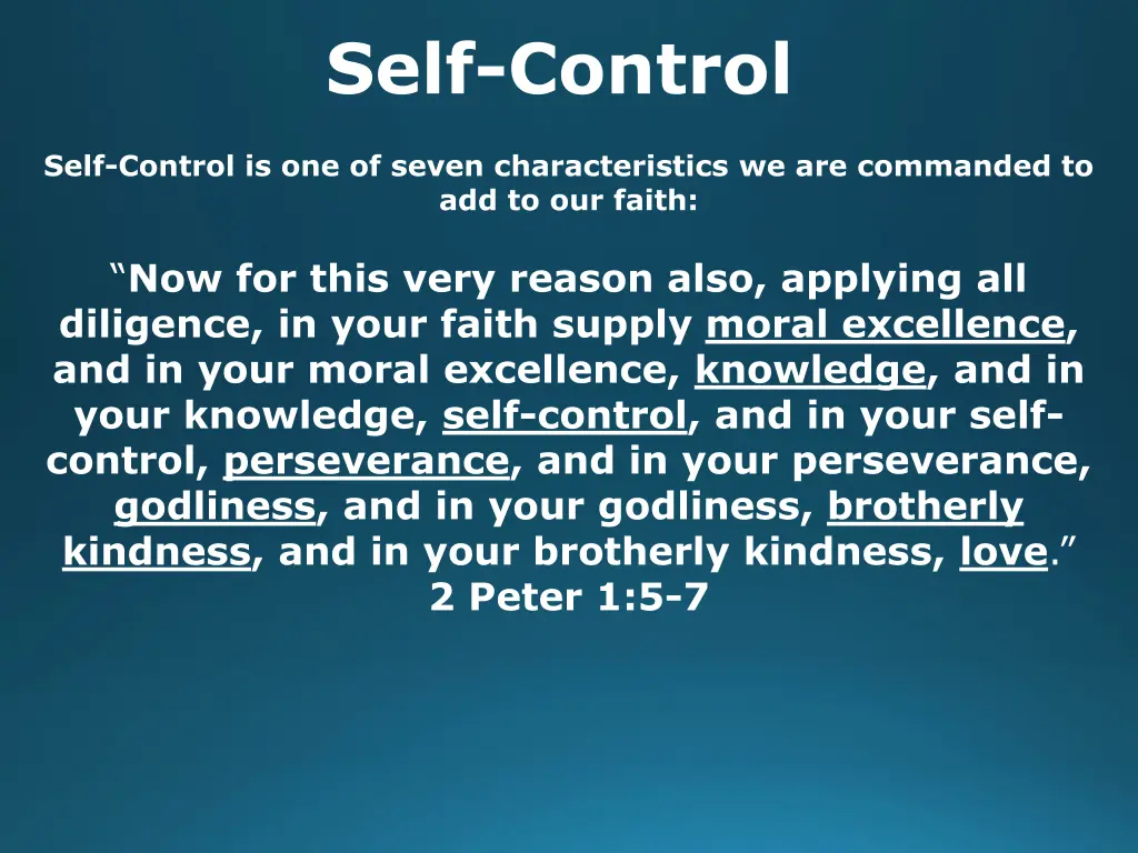 self control 3