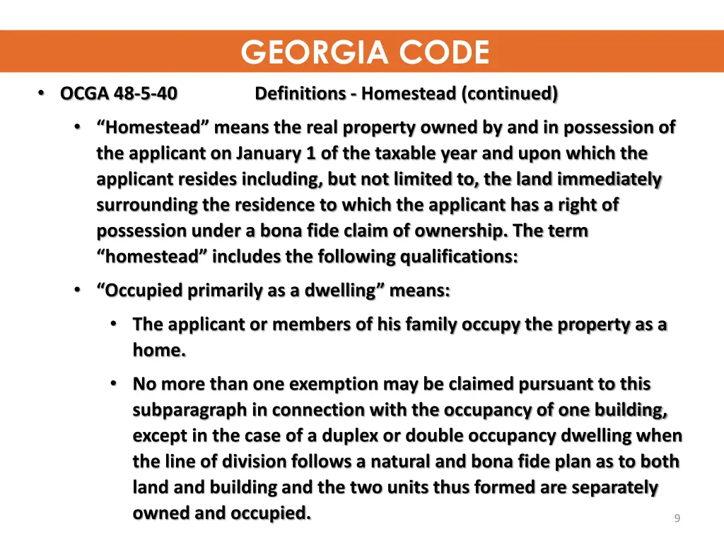 georgia code 1