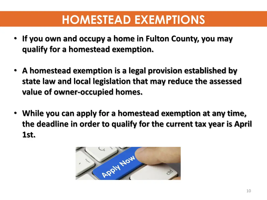 homestead exemptions
