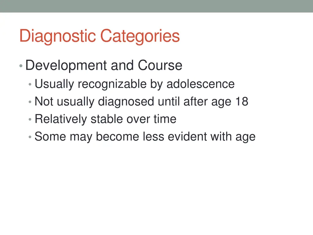 diagnostic categories 4