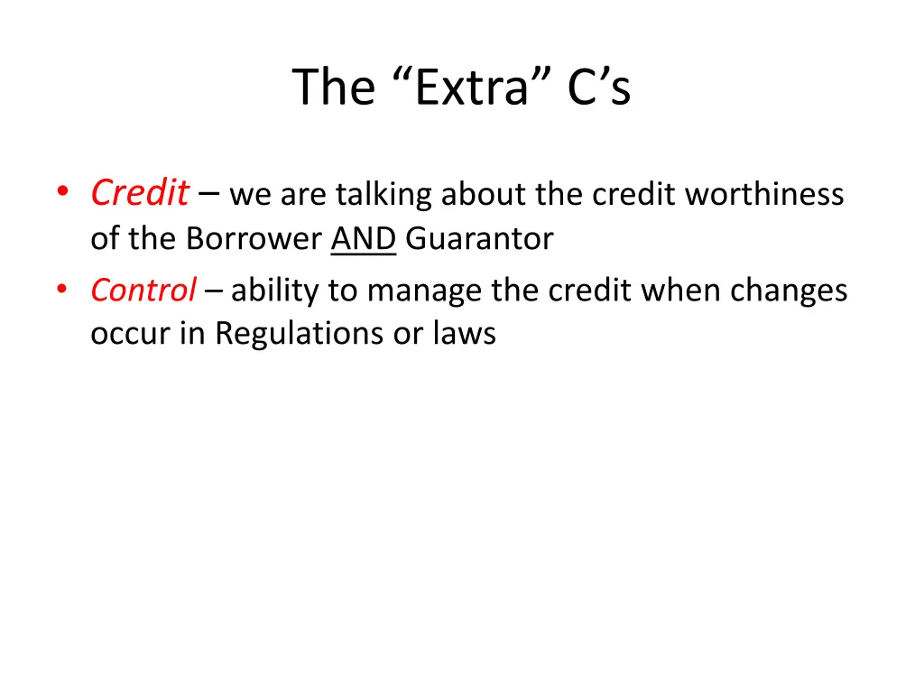 the extra c s