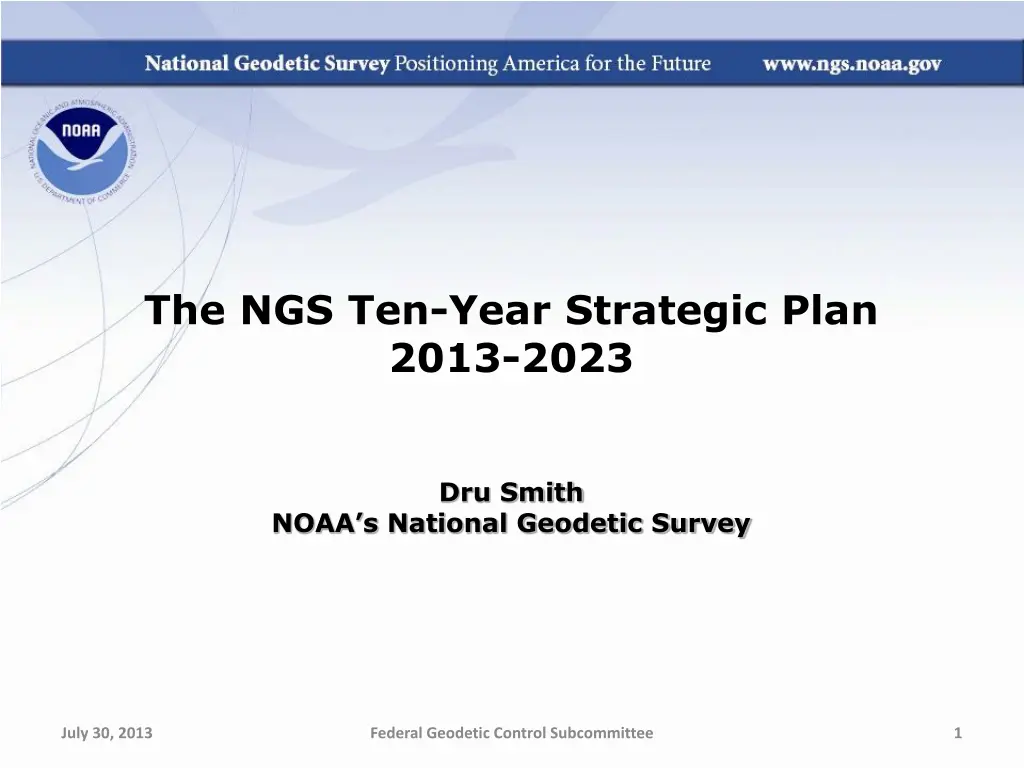the ngs ten year strategic plan 2013 2023