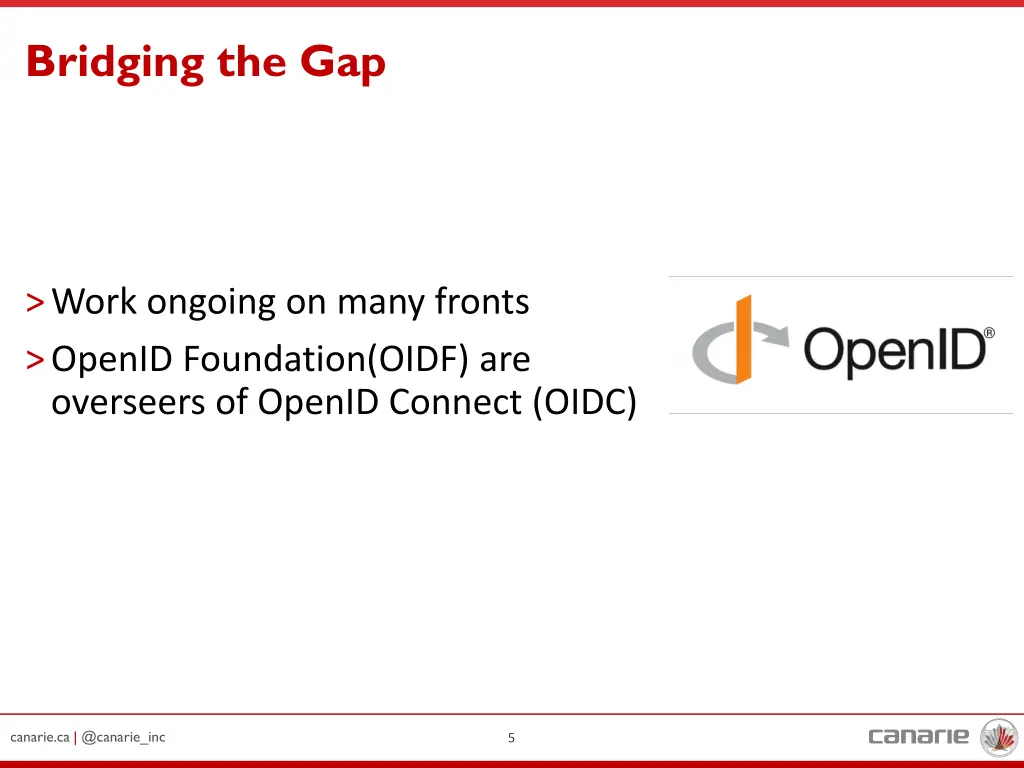 bridging the gap