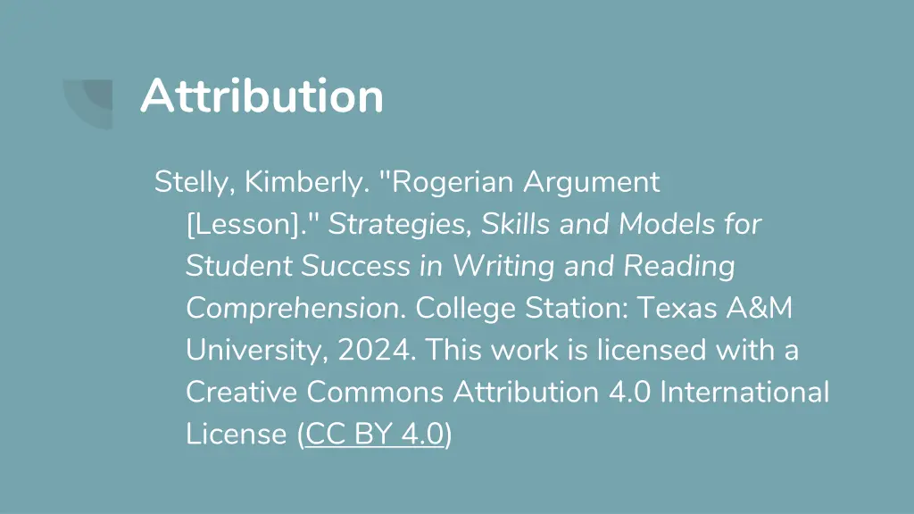 attribution