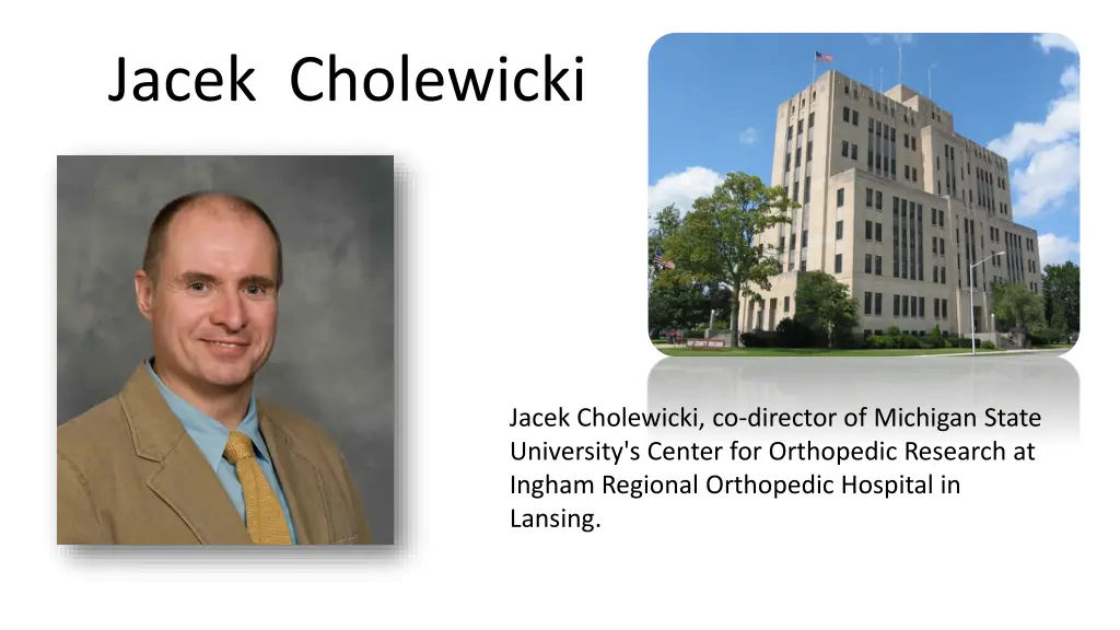 jacek cholewicki