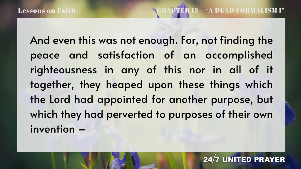 lessons on faith 4