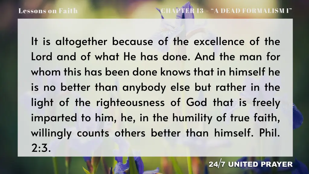 lessons on faith 9