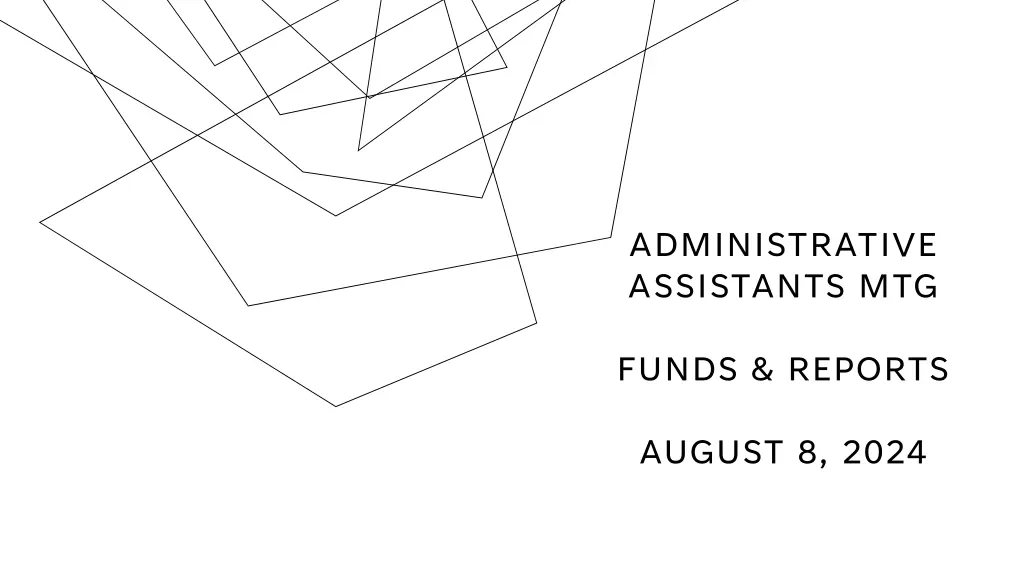 administrative assistants mtg