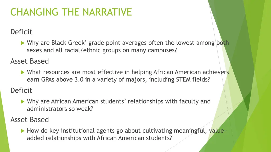 changing the narrative 1