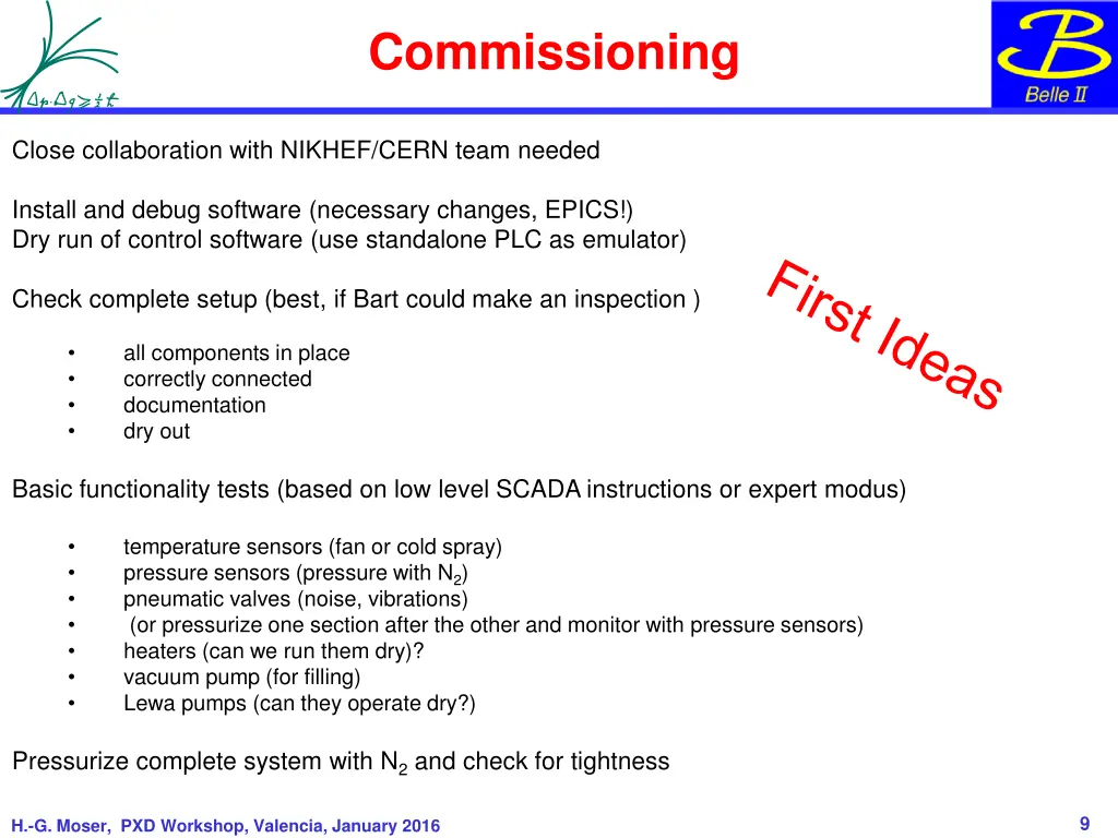 commissioning