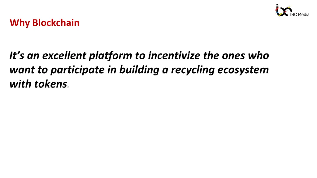 why blockchain