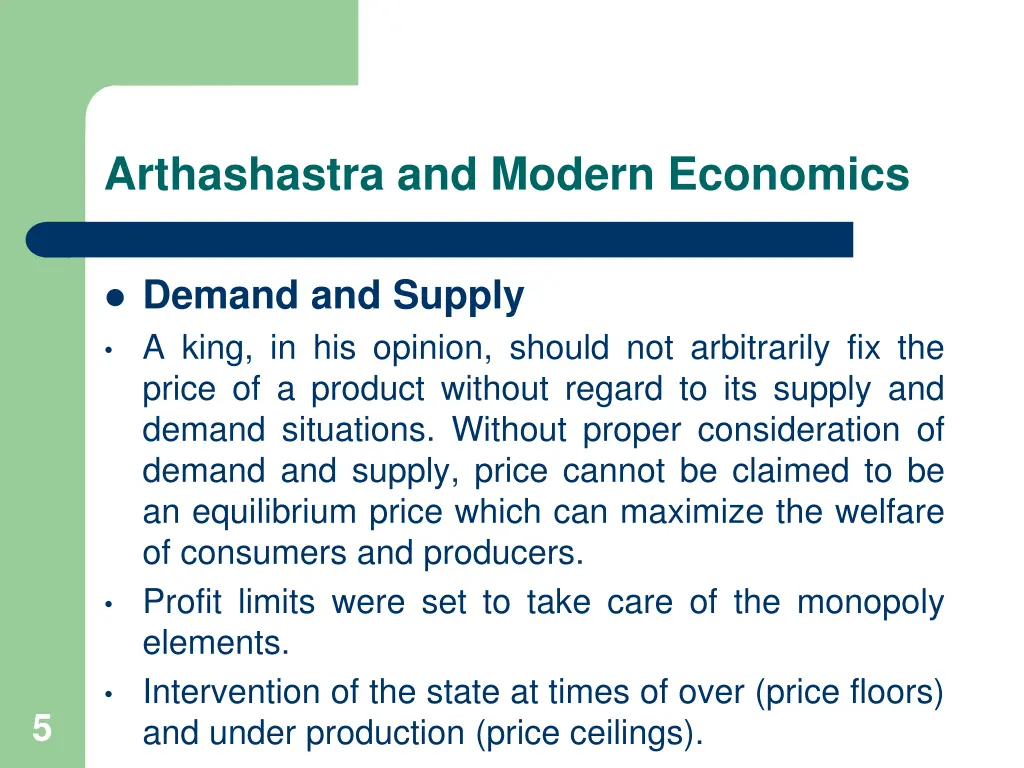 arthashastra and modern economics