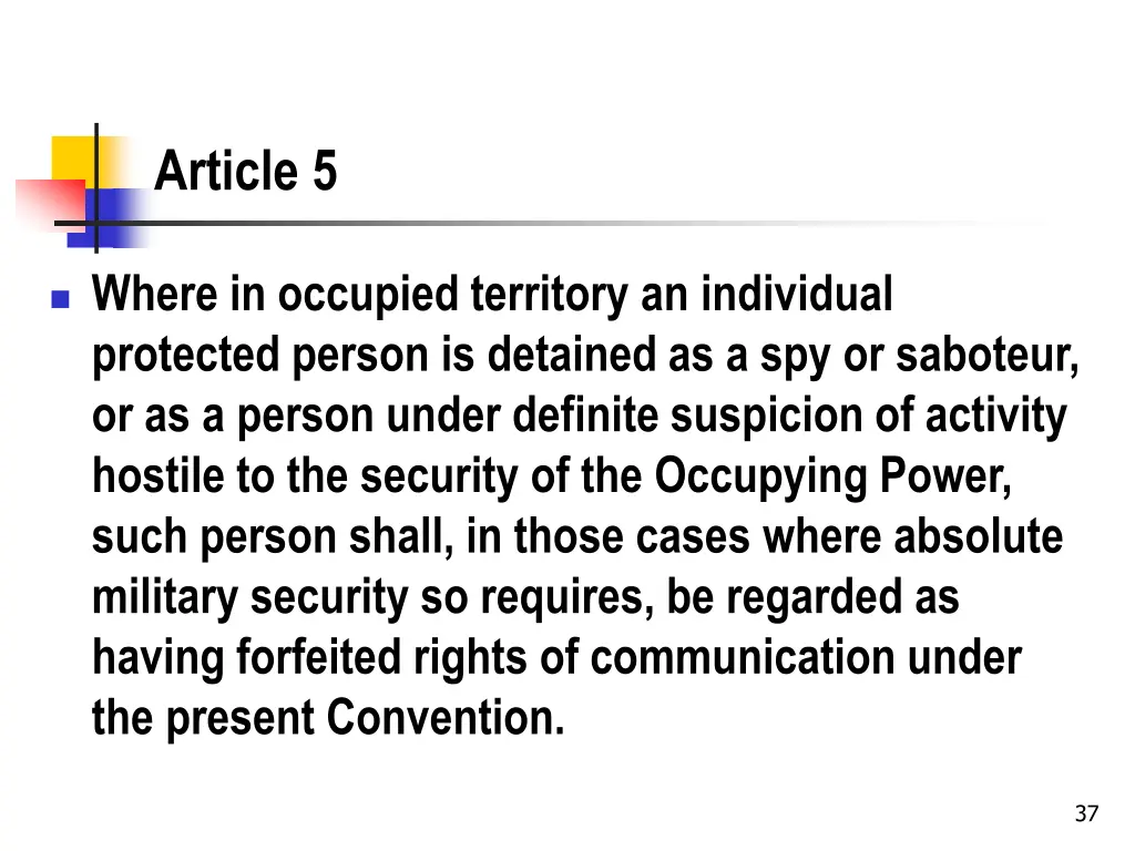 article 5 1