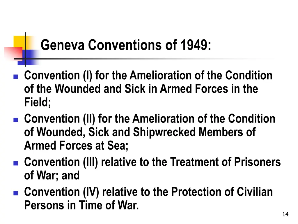 geneva conventions of 1949