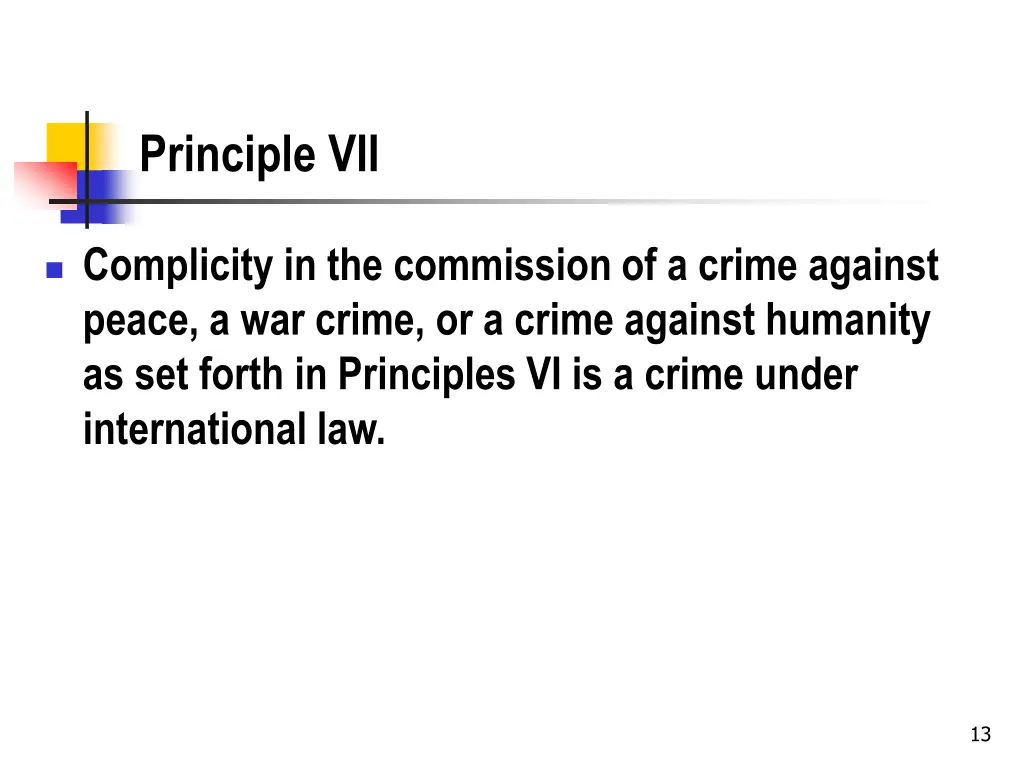 principle vii