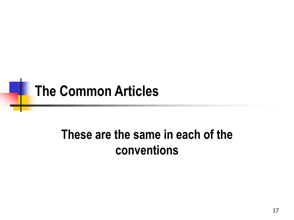 the common articles