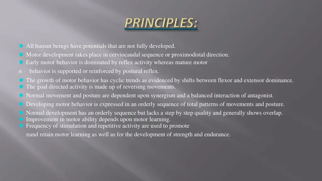 all human beings have potentials that