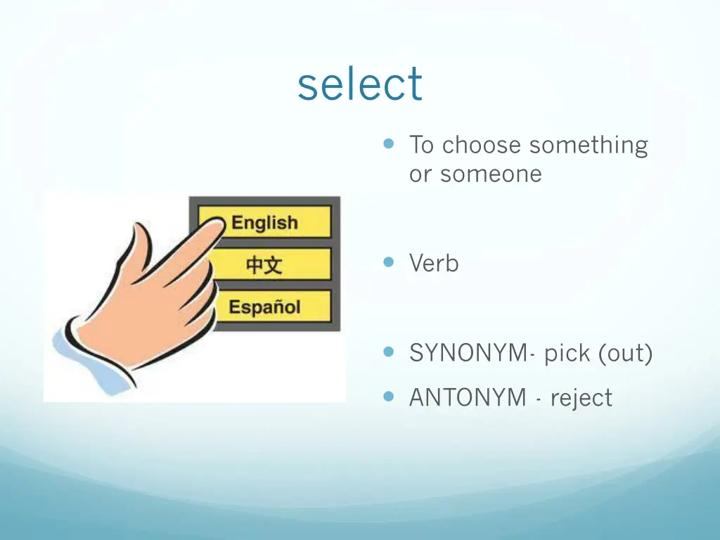 select