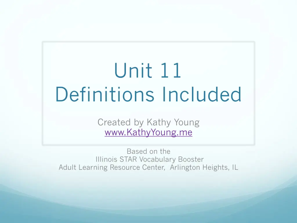 unit 11