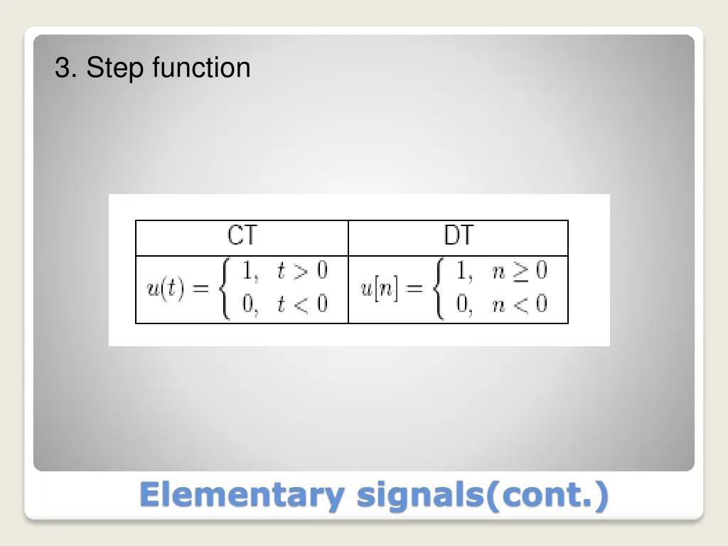 3 step function