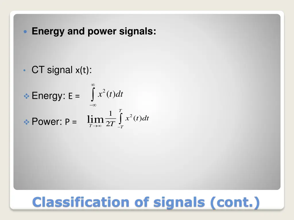 energy and power signals
