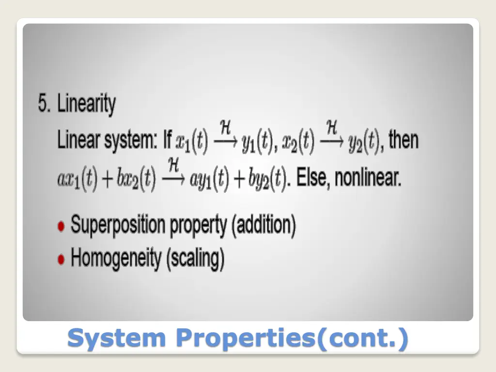 system properties cont 1