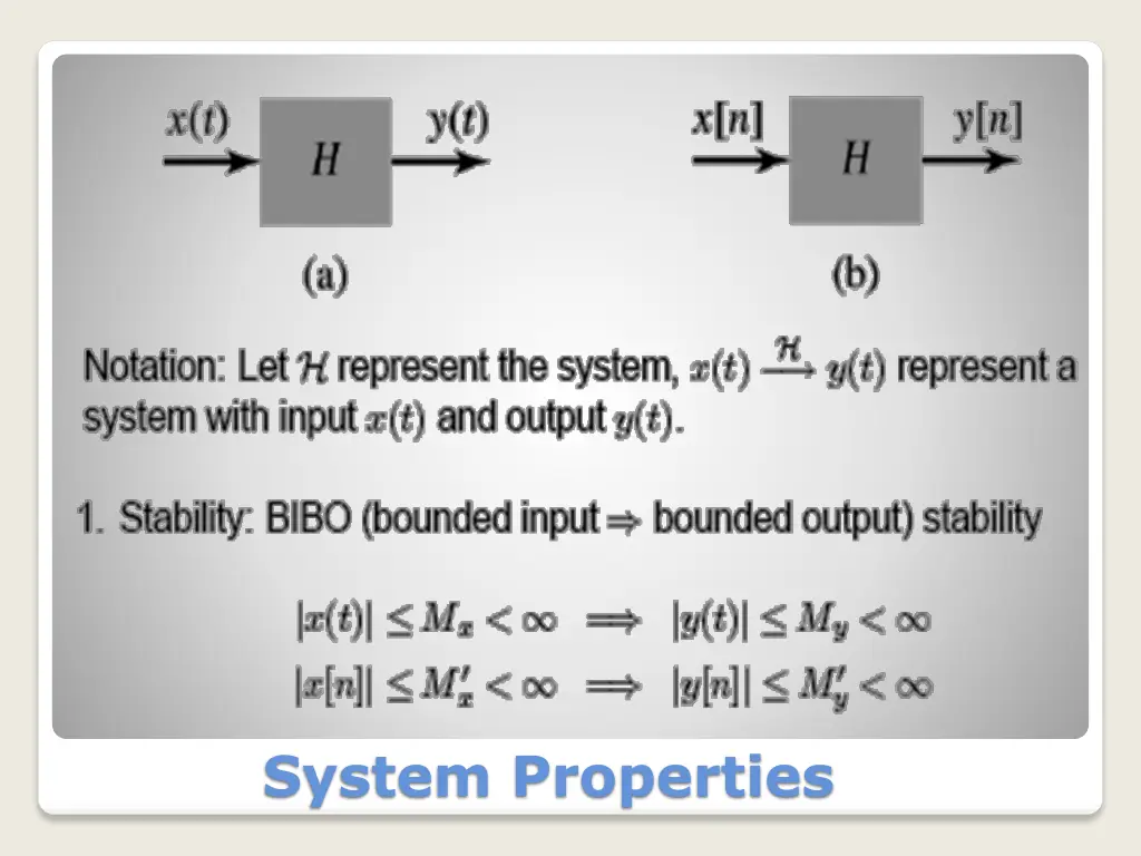 system properties