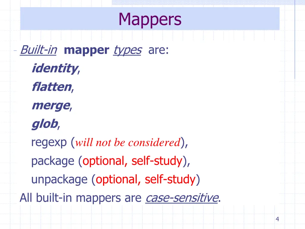 mappers