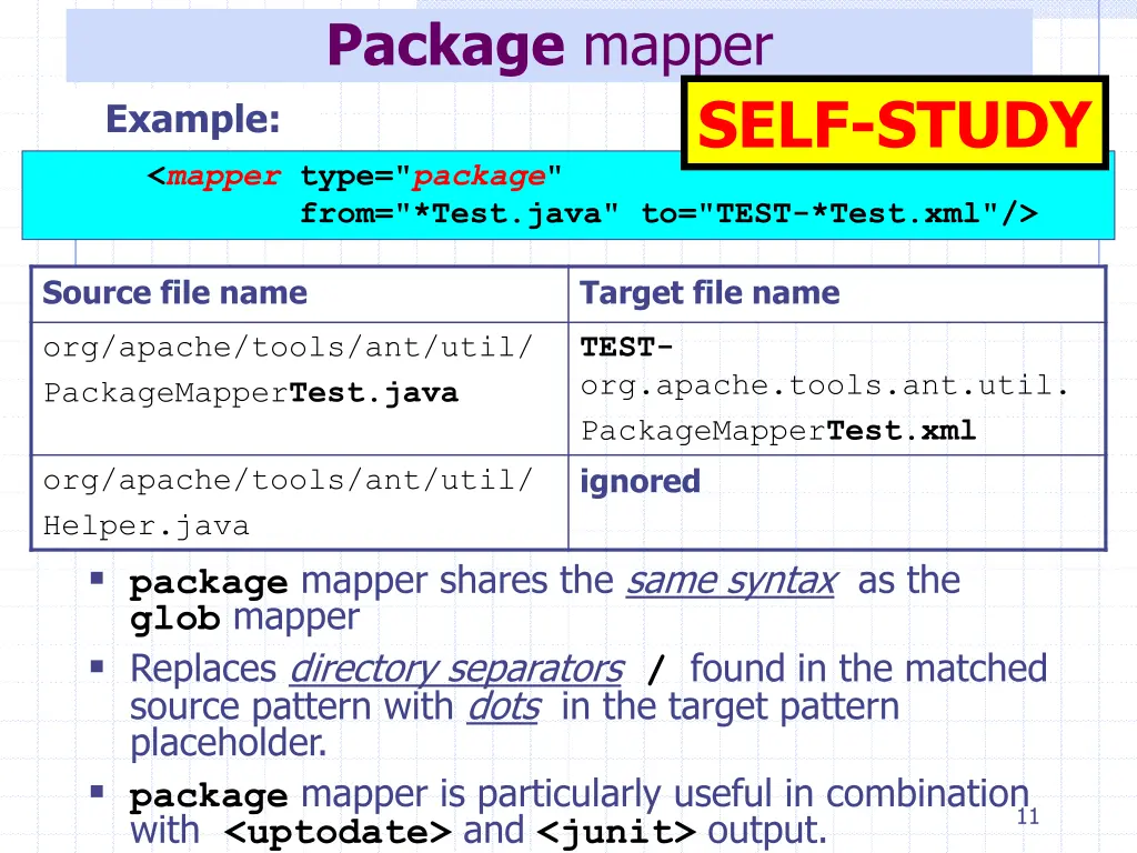 package mapper
