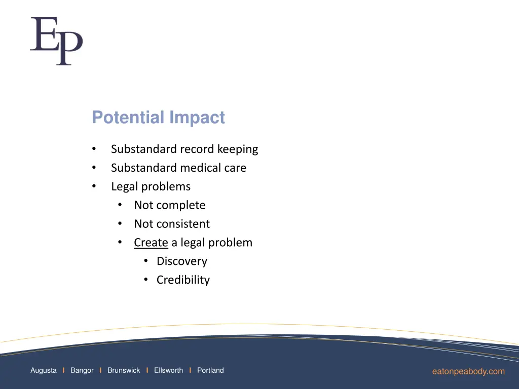 potential impact