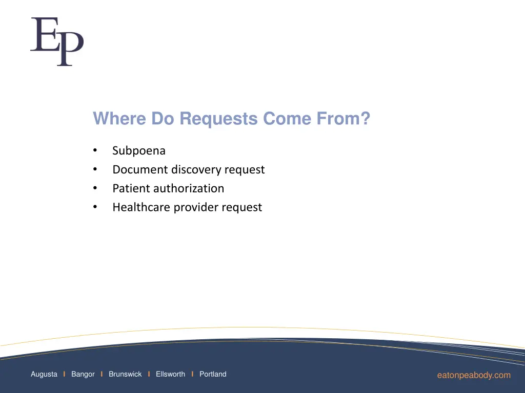 where do requests come from
