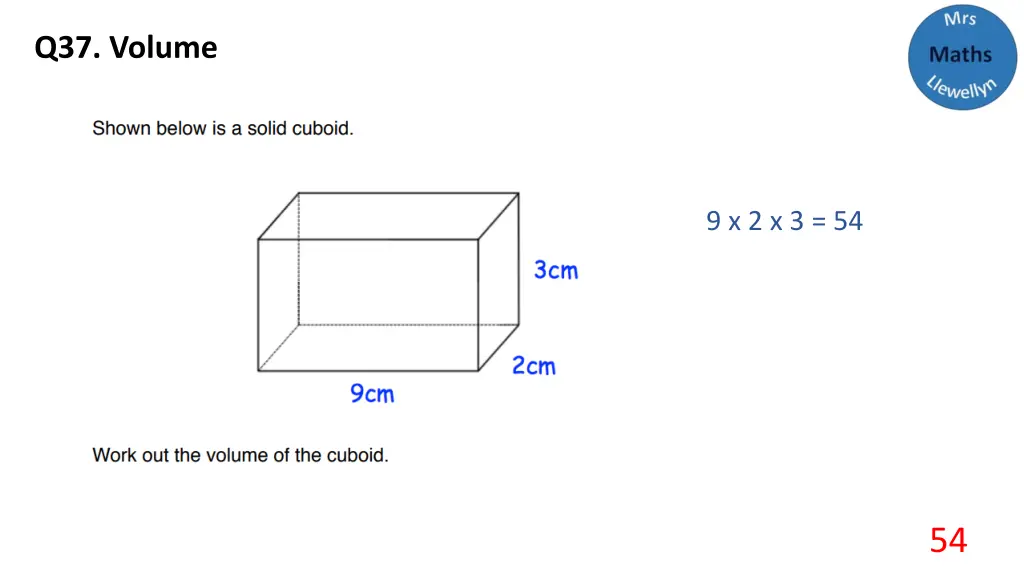 q37 volume