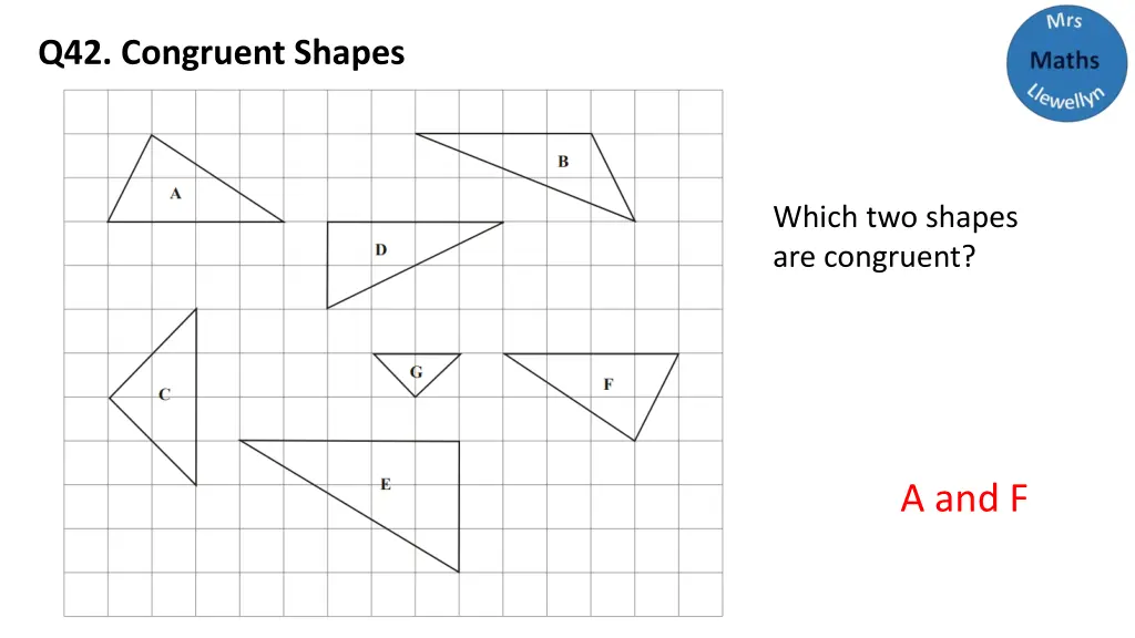 q42 congruent shapes