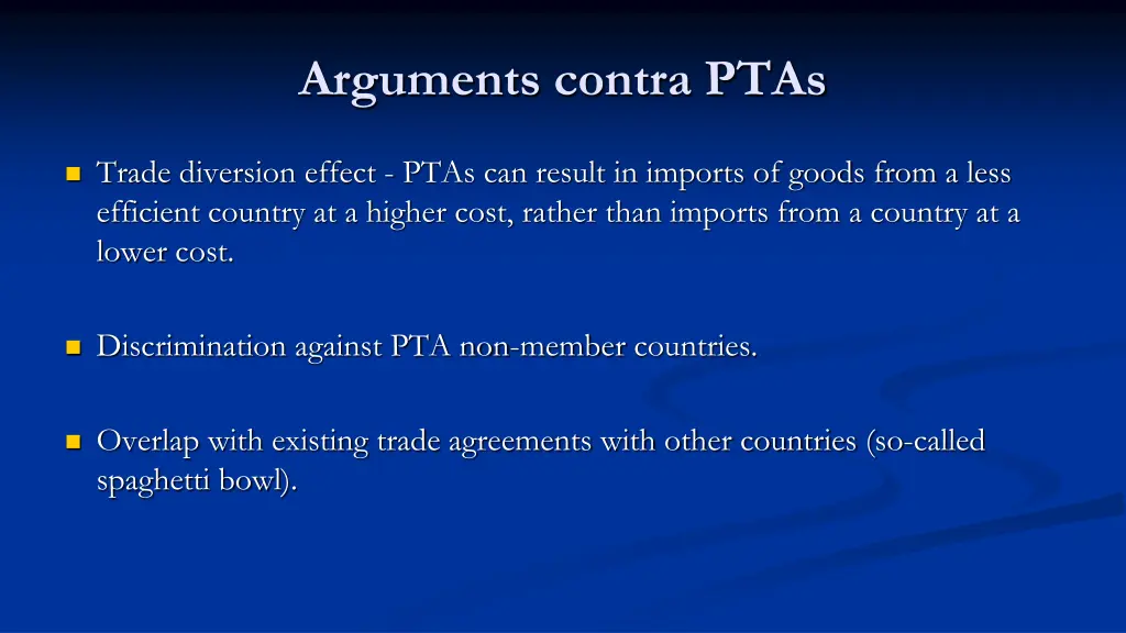 arguments contra ptas