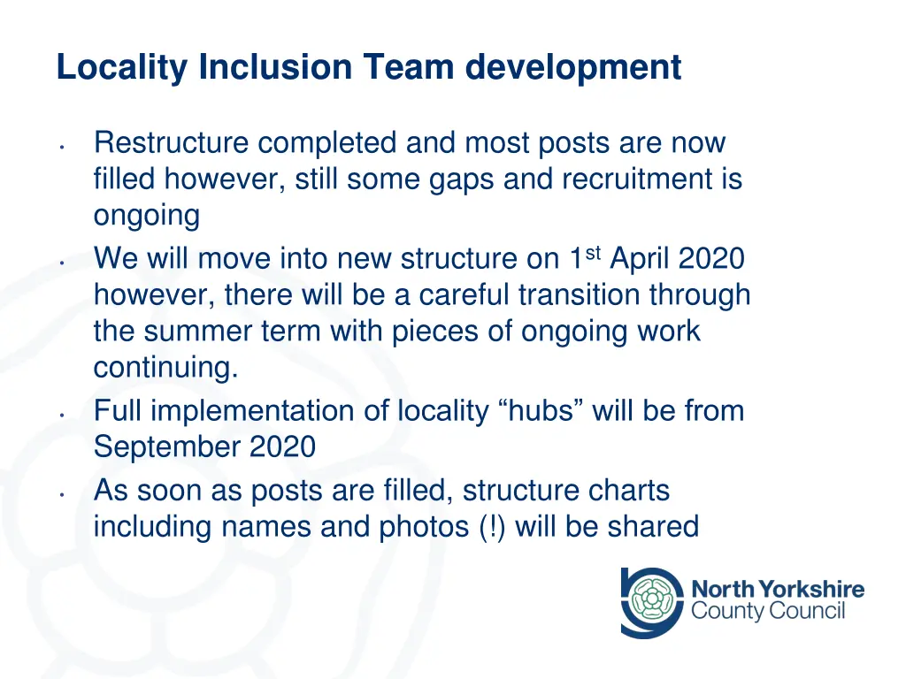 locality inclusion team development