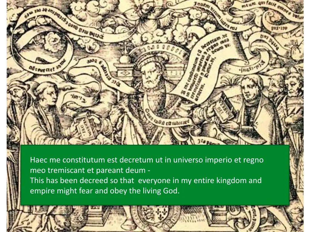 haec me constitutum est decretum ut in universo
