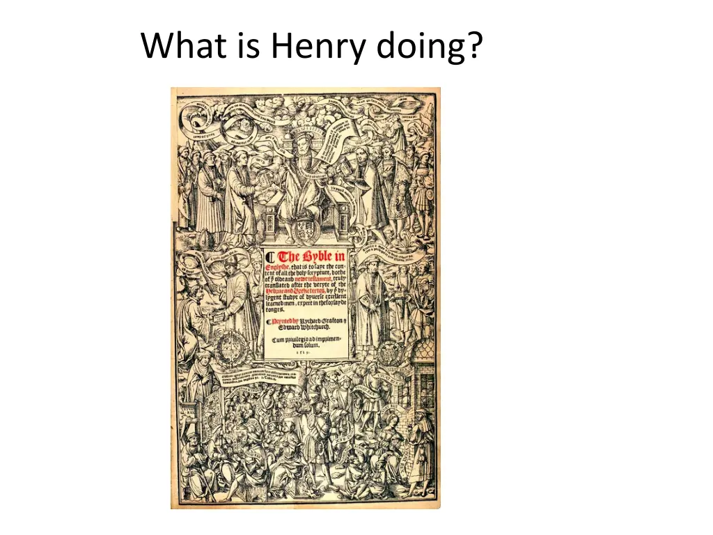 what is henry doing