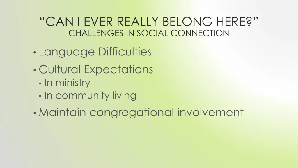 can i ever really belong here challenges