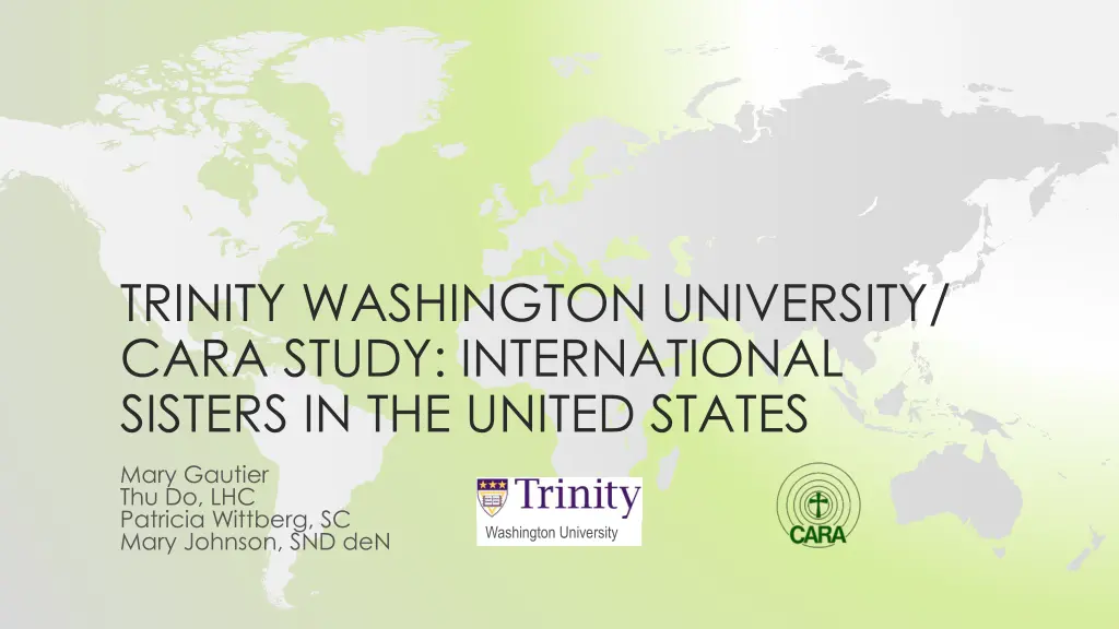 trinity washington university cara study