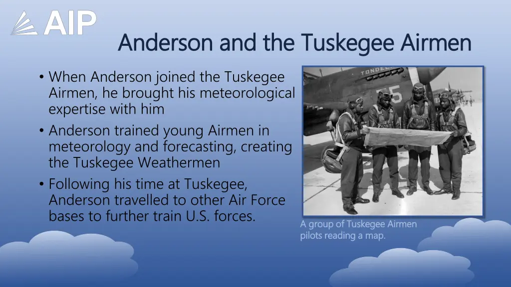 anderson and the tuskegee airmen anderson