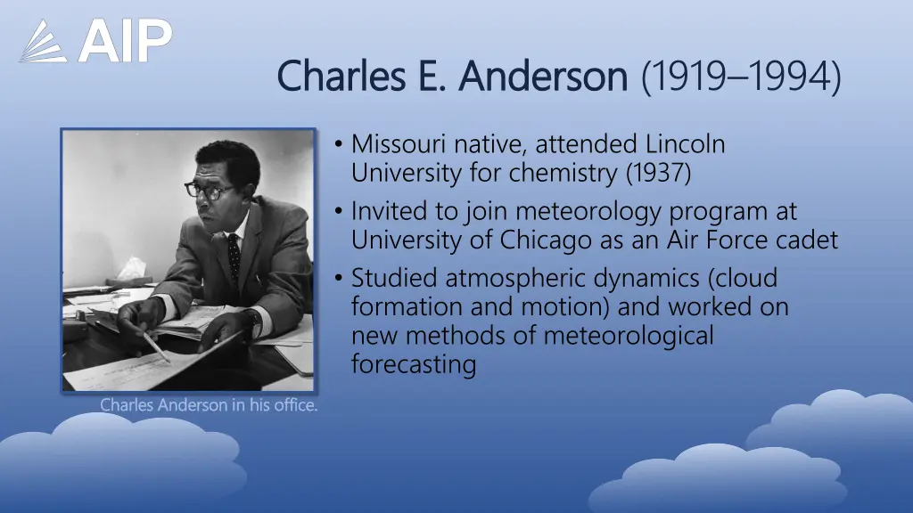charles e anderson charles e anderson 1919 1994