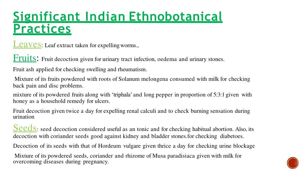 significant indian ethnobotanical practices